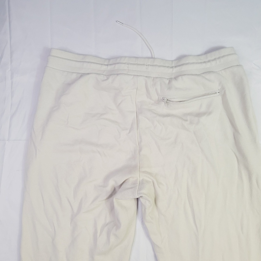 Goodfellow & Co Men's Jogger Sweatpants XL Cream Off-White Zip Pocket Q14 - Picture 13 of 16